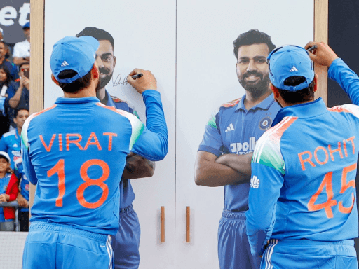 Virat Kohli and Rohit Sharma's Playful Exit Antics