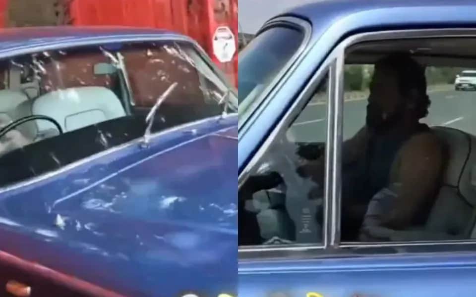 WATCH: MS Dhoni Spotted Behind the Wheel of His Iconic Rolls-Royce in Ranchi